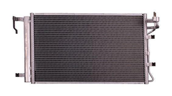 Condenser Kia Spectra 2004-2009 (3697) With Receiver Drier , KI3030122