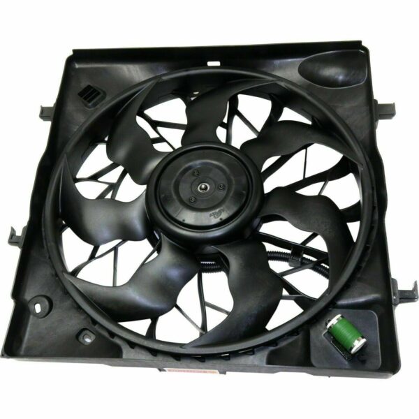 Cooling Fan Assembly Kia Optima 2016-2020 1.6L/2.0L With Resistor Single Fan Assembly , KI3115147 - Image 4