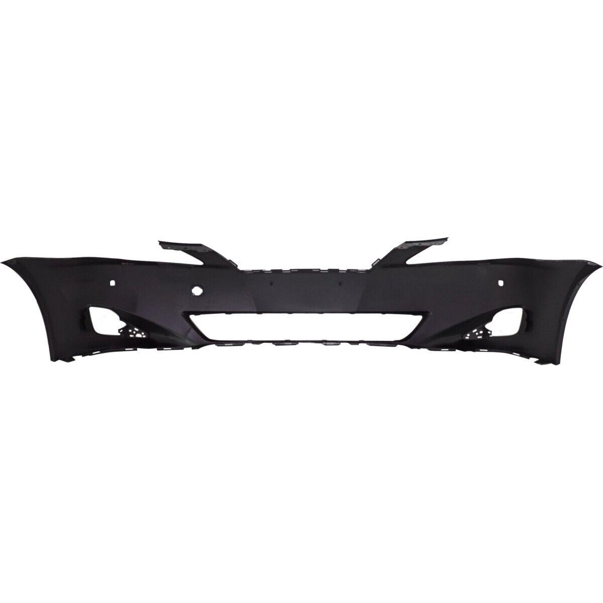 Bumper Front Lexus Is350 Sedan 2006-2008 Primed With Washer Hole With Sensor Capa , LX1000160C