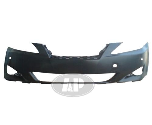 Bumper Front Lexus Is350 Sedan 2006-2008 Primed With Sensor Hole Without Washer Hole , LX1000161