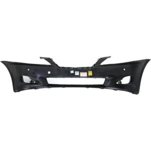 Bumper Front Lexus Is350 Sedan 2009-2010 Primed Without Washer Hole With Sensor Hole Capa , LX1000206C
