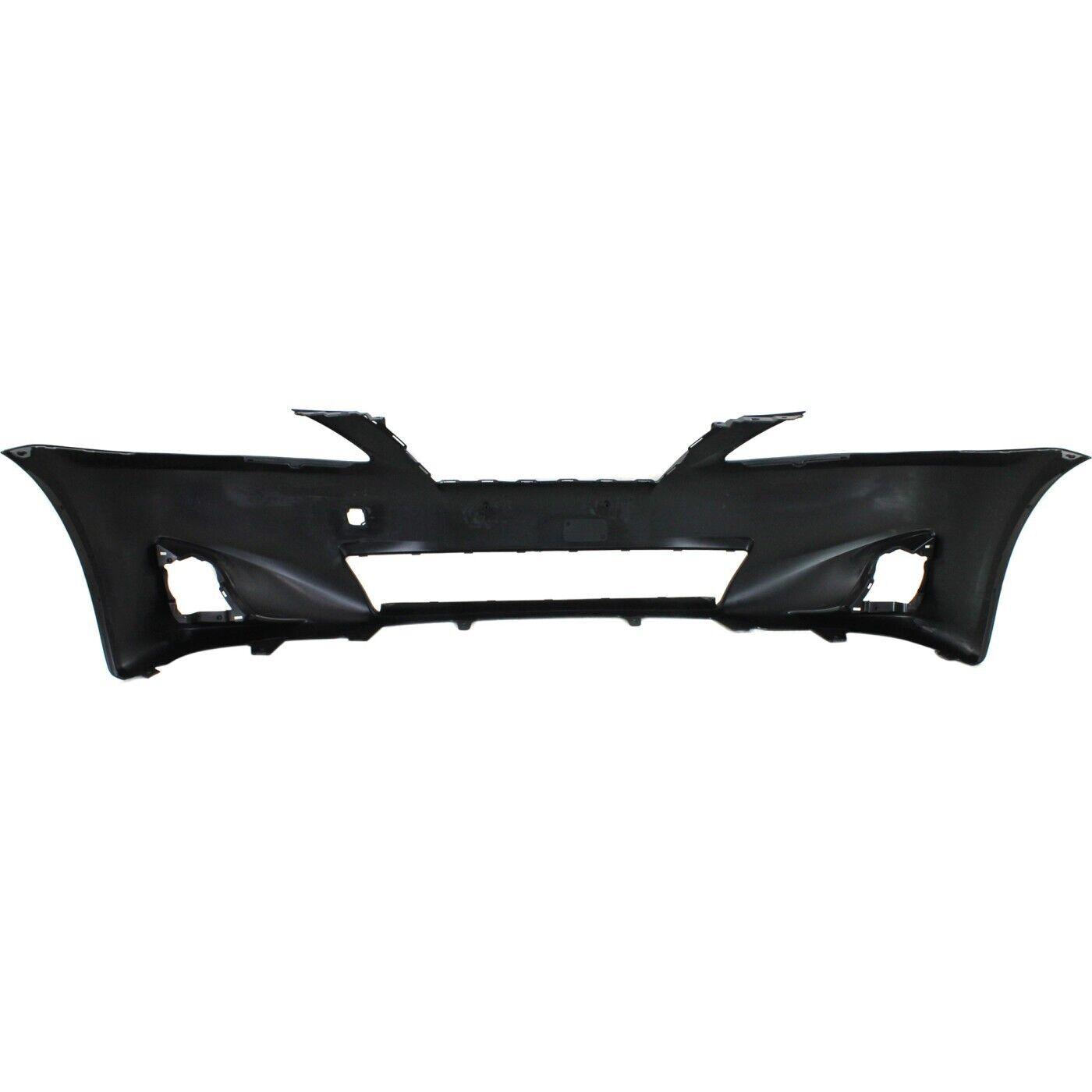 Bumper Front Lexus Is350 Sedan 2011-2013 Primed Without Sensor Without Washer Hole Without Sport Pkg Capa , LX1000212C