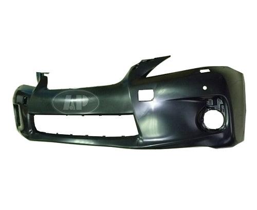 Bumper Front Lexus Ct200H 2011-2013 Primed Without Sensor With Washer Hole Without Sport Capa , LX1000214C