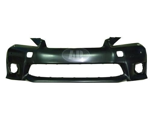 Bumper Front Lexus Ct200H 2011-2013 Primed With Sensor With Washer Hole With Sport Capa , LX1000236C