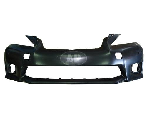 Bumper Front Lexus Ct200H 2011-2013 Primed With Sensor Without Washer Hole With Sport , LX1000238