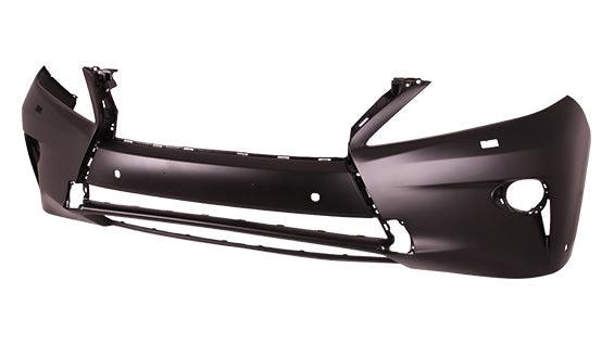 Bumper Front Lexus Rx350 2013-2015 Primed With Washer/Sensor Hole Without F Sport Pkg Capa , LX1000243C
