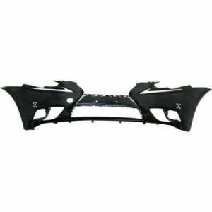 Bumper Front Lexus Is250 Sedan 2014-2015 Primed Black Without F Sport/Head Lamp Washer With Sensor Capa , LX1000263C