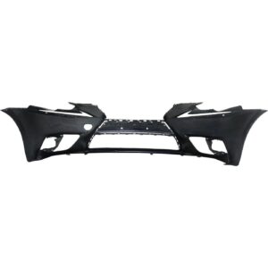 Bumper Front Lexus Is300 2016 Primed Black Without F Sport/Sensor With Head Lamp Washer Capa , LX1000264C