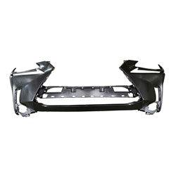 Bumper Front Lexus Nx300 2018-2021 Primed Without Sensor/Washer/F-Sport , LX1000345
