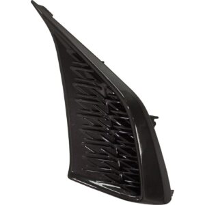 Grille Insert Driver Side Lexus Es350 2019-2021 Bright Black With F-Sport , LX1038134