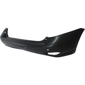 Bumper Rear Lexus Rx450H 2010-2015 Primed With Sensor With Textured Lower , LX1100143