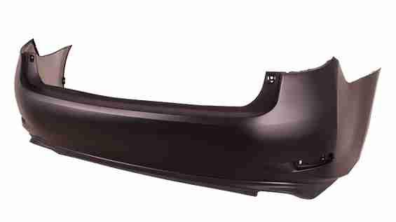 Bumper Rear Lexus Es350 2013-2014 Primed Without Sensor Hole Capa , LX1100162C