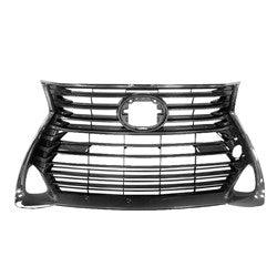 Grille Lexus Gs200T 2016 Ptd Gray With Chrome Moulding Without Sensor/F-Sport Pkg , LX1200188