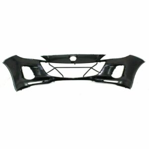 2012-2013 Mazda Mazda 3 Bumper Front Black 2.0/2.5L , MA1000235B