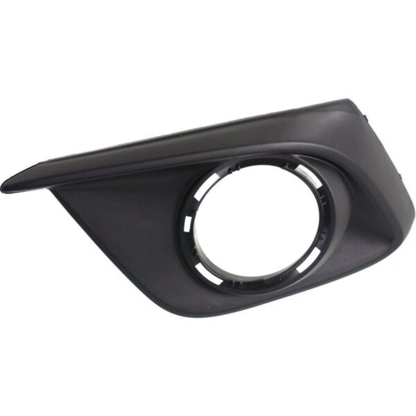 Fog Lamp Bezel Front Driver Side Mazda 3 2014-2016 Matte Black Use With Chrome Trim Ring , MA1038128 - Image 3