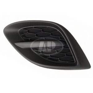 Fog Lamp Cover Front Passenger Side Mazda 2 2011-2014 Black , MA1039108