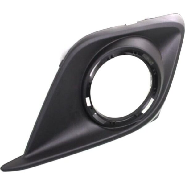 Fog Lamp Bezel Front Passenger Side Mazda 3 2014-2016 Matte Black Use With Chrome Trim Ring , MA1039128 - Image 2