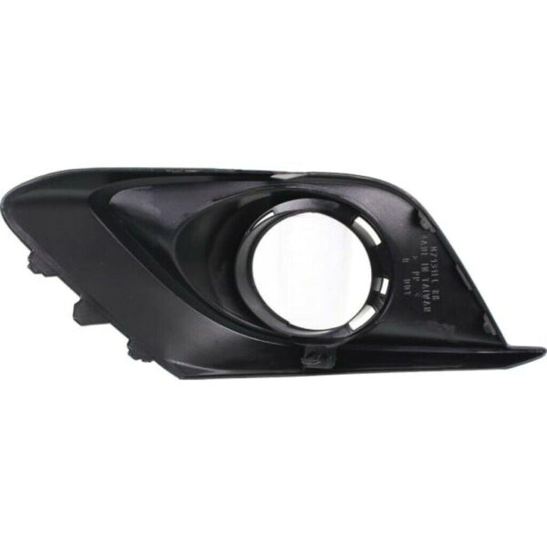 Fog Lamp Bezel Front Passenger Side Mazda 3 2014-2016 Matte Black Use With Chrome Trim Ring , MA1039128 - Image 4