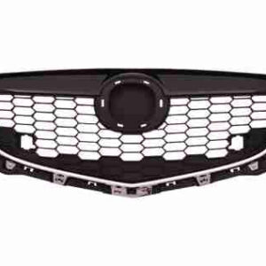 Grille Mazda Cx5 2013-2015 Partial Painted-Bk With Chrome Mldg , Ma1200187U - Hunt Parts