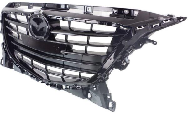 Grille Mazda 3 Sport 2014-2016 Black Glossy Black Insert Without Adaptive Cruise , MA1200196 - Image 2