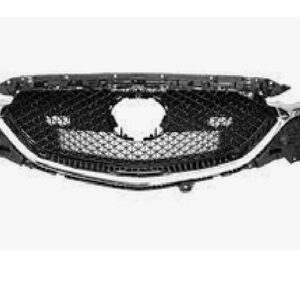 2019-2021 Mazda Cx5 Grille Front Ptd Black Mesh With Chrome , MA1200222