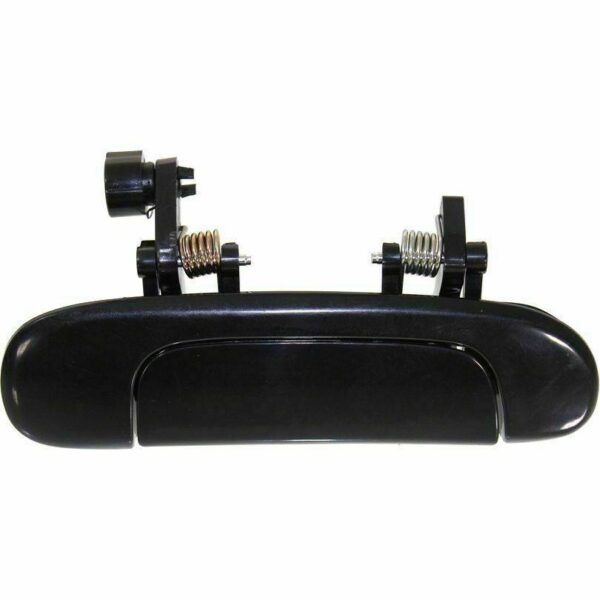 Door Handle Rear Outer Passenger Side Mazda Protege 1999-2003 Plastic Black Smooth , MA1521101 - Image 2