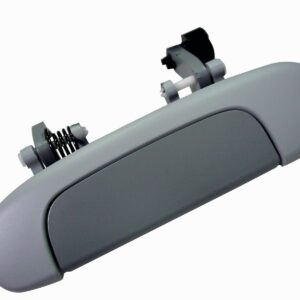 Door Handle Rear Outer Passenger Side Mazda Protege 1999-2003 Plastic Black Smooth , MA1521101