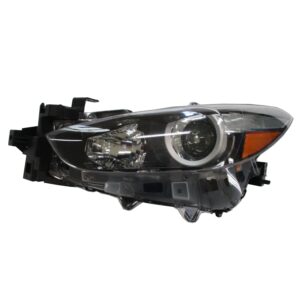 Head Lamp Driver Side Mazda Mazda 3 2017-2018 Halogen Japan Built Capa , Ma2502149C - Hunt Parts