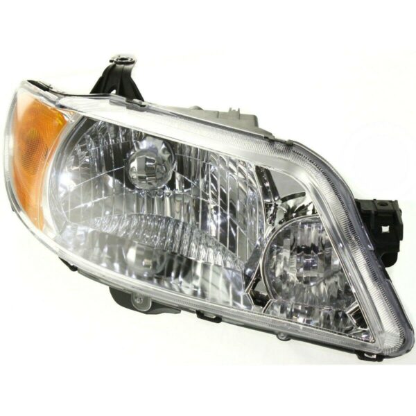 Head Lamp Passenger Side Mazda Protege 2001-2003 Aluminum Bezel , MA2503119V - Image 2