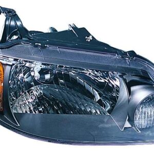 Head Lamp Passenger Side Mazda Protege 2001-2003 Metal Coat Bezel High Quality , MA2503120