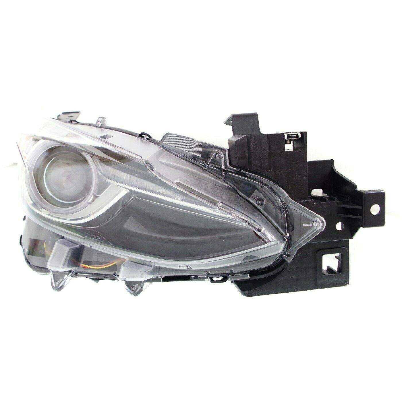 Head Lamp Passenger Side Mazda 3 Sport 2014-2018 Hid Without Auto Level Sedan/ Hatchback High Quality , MA2503145
