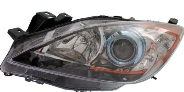 Head Lamp Driver Side Mazda 3 2012-2013 Halogen (6 Speed With Blue Projector Bezel) High Quality , MA2518143 - Image 3