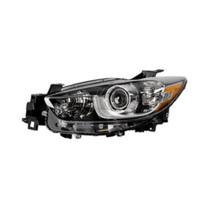 Head Lamp Driver Side Mazda Cx5 2013-2015 Hid Chrome Bezel With Black Trim High Quality , Ma2518151 - Hunt Parts