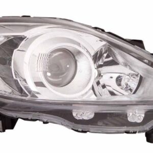 Head Lamp Passenger Side Mazda 5 2008-2009 Halogen Black Bezel High Quality , MA2519128