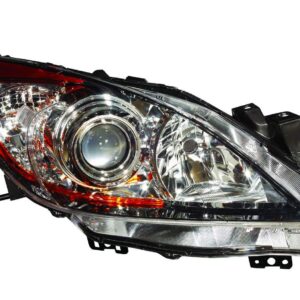 Head Lamp Passenger Side Mazda Mazda 3 2010-2013 Halogen Without Sky Activ Capa , Ma2519130C - Hunt Parts