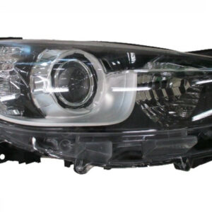 Head Lamp Passenger Side Mazda Cx5 2013-2015 Hid Chrome Bezel With Black Trim High Quality , Ma2519151 - Hunt Parts