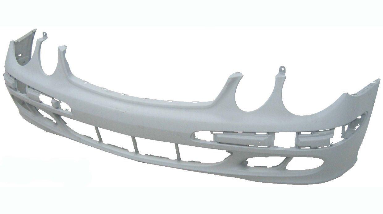 Bumper Front Mercedes E500 2003-2006 Primed Gray Without Headlamp Washer Without Sport Pkg , MB1000171