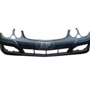 Bumper Front Mercedes E350 2007-2009 Primed Without Sensor With Headlamp Washer Hole Without Sport Pkg , MB1000270
