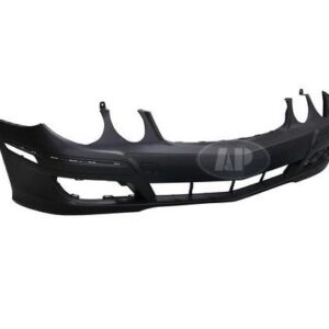Bumper Front Mercedes E320 2007-2009 Primed Without Sensor Without Headlamp Washer Hole Without Sport Pkg , MB1000271