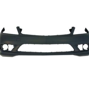 Bumper Front Mercedes C250 2010-2011 Primed Without Sensor Without Headlamp Washer With Amg Sport Pkg , MB1000296
