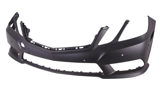 Bumper Front Mercedes E550 2010-2013 Primed With Sensor Without Headlamp Washer Hole With Amg Sport Pkg Sedan , MB1000304