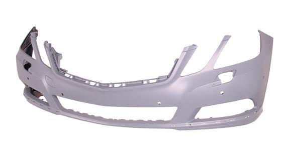Bumper Front Mercedes E350 2010-2013 Primed With Sensor With Headlamp Washer Hole Without Amg Sport Pkg Sedan/Wgn , MB1000312