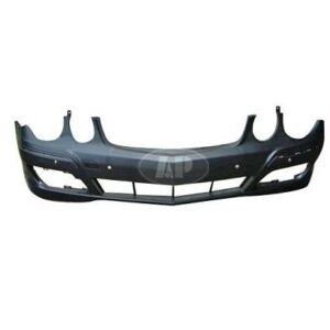 Bumper Front Mercedes E550 2007-2009 Primed With Sensor Without Headlamp Washer Hole Without Sport Pkg , MB1000333