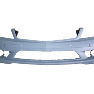 Bumper Front Mercedes C350 2008-2011 Primed With Sensor Without Headlamp Washer Hole With Amg Sport Pkg Without Led , MB1000366