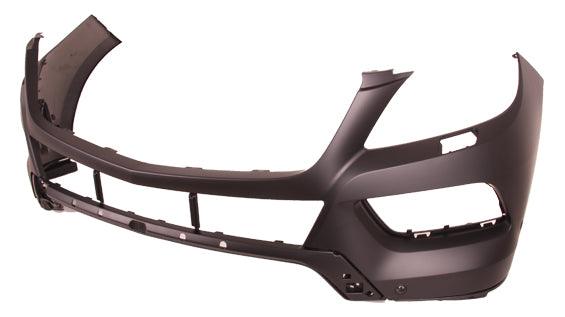 Bumper Front Mercedes Ml550 2012-2014 Primed With Sensor With Headlamp Washer Hole Without Amg Sport Pkg , MB1000367