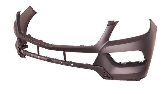 Bumper Front Mercedes Ml550 2012-2014 Primed Without Sensor Without Headlamp Washer Hole Without Amg Sport Pkg , MB1000370