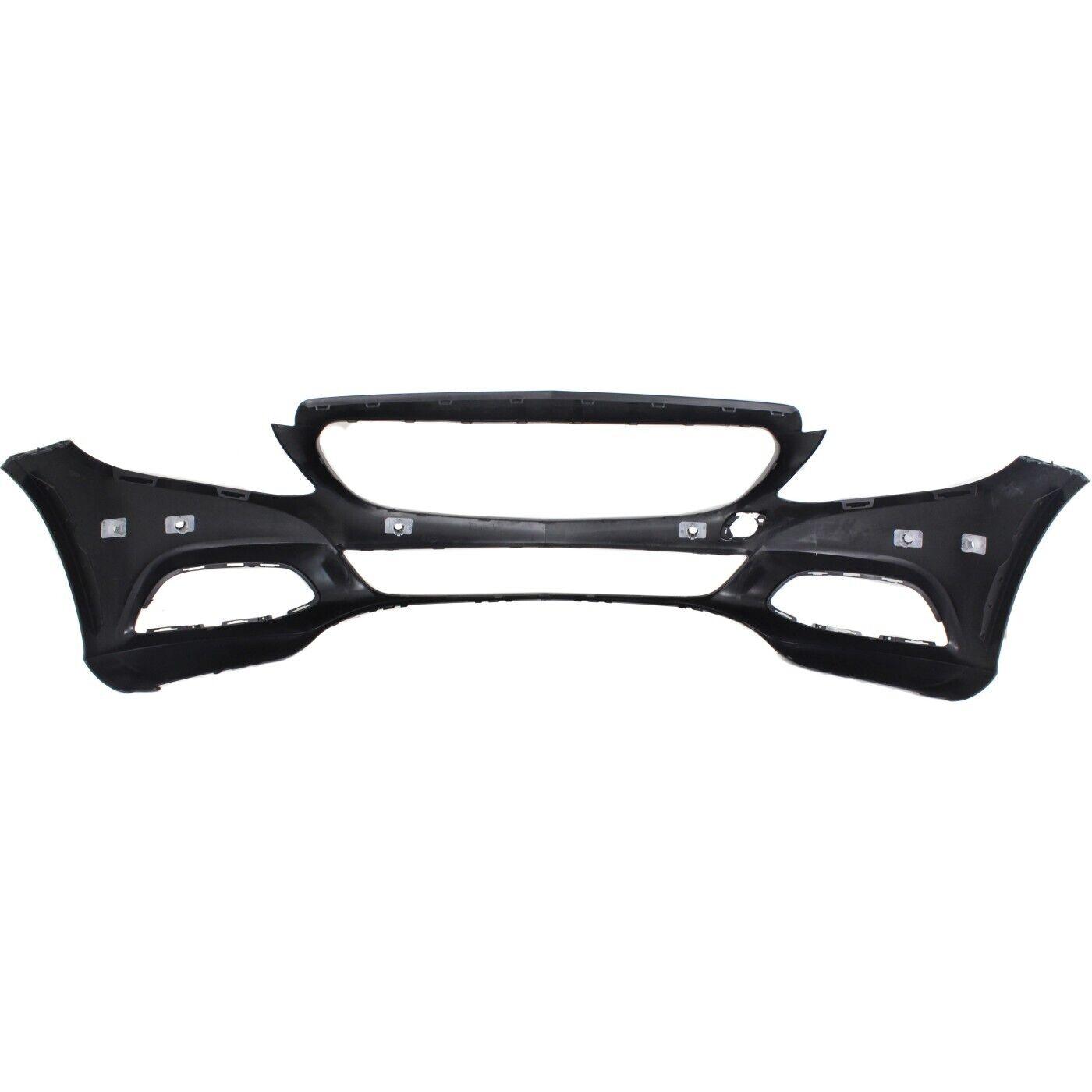 Bumper Front Mercedes C300 Convertible 2017-2018 Primed Without Amg/Lux/Camera With Sensor Capa , MB1000468C