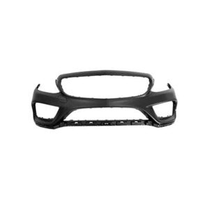 Bumper Front Mercedes C300 Convertible 2017-2018 Primed With Amg Without Surearound View , MB1000477