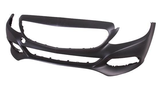 Bumper Front Mercedes C350E 2016-2018 Primed Without Amg/Lux/Sensor With Camera , MB1000510