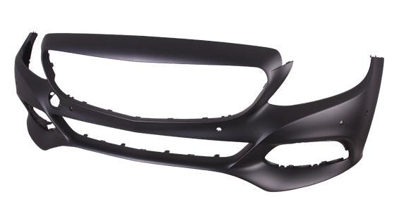 Bumper Front Mercedes C350E 2016-2018 Primed Without Amg/Lux With Camera/Sensor Capa , MB1000511C